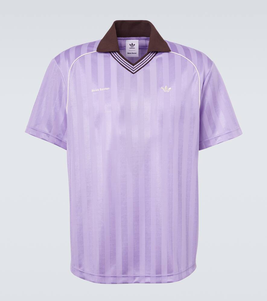 

Поло Wales Bonner в полоску Adidas, Light Purple