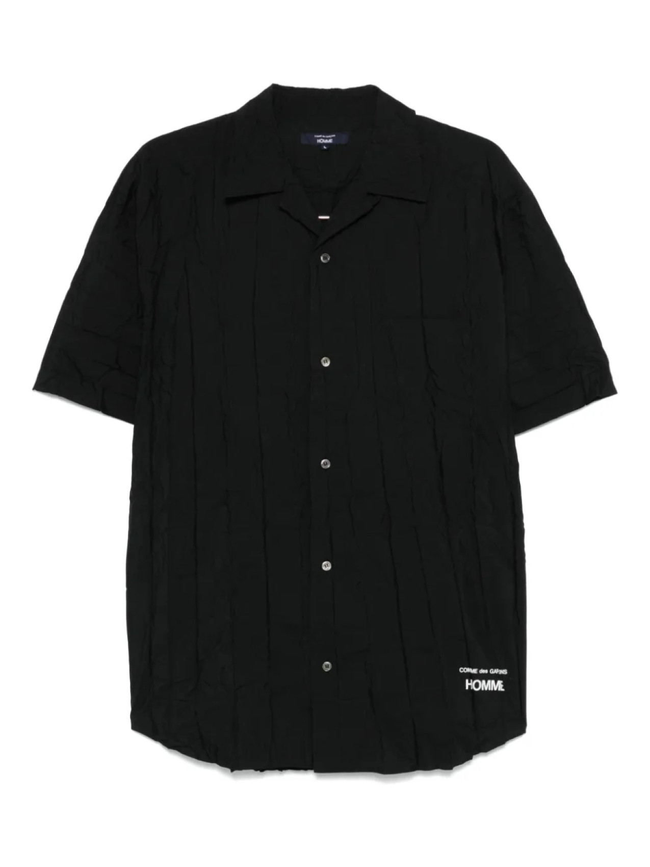 

Рубашка с жатым эффектом Comme des Garçons Homme, черный