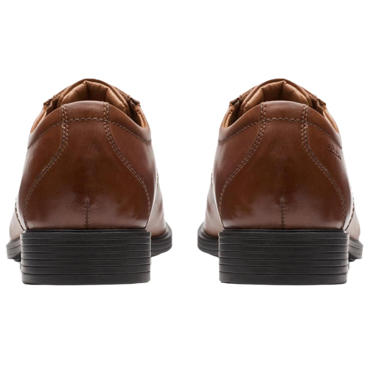 Туфли мужские низкие коричневые Clarks — фото 4