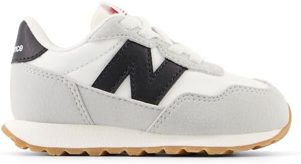 Детские кроссовки New Balance 237 V1 Bungee, белый/черный — фото 3