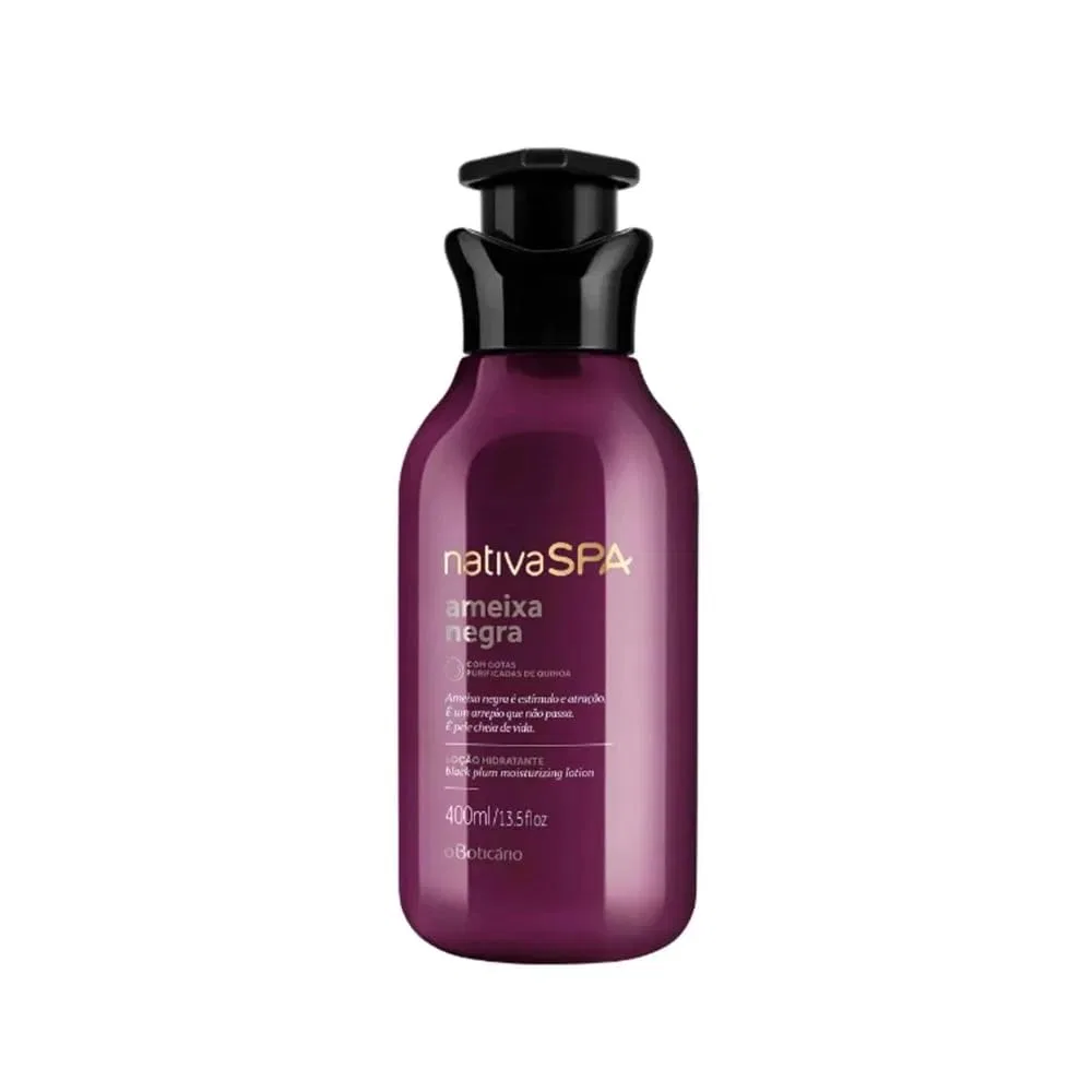 Увлажняющий лосьон для тела Nativa SPA Black Plum от O Boticário 400 мл Boticario