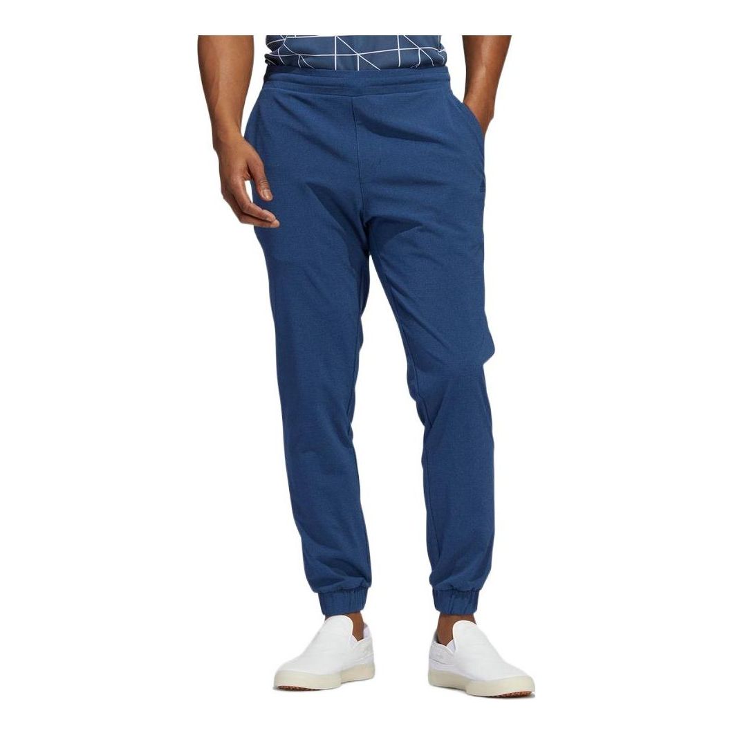 

Повседневные брюки Men's adidas Solid Color Slim Fit Bundle Feet Athleisure Casual Sports Pants Blue HG3670