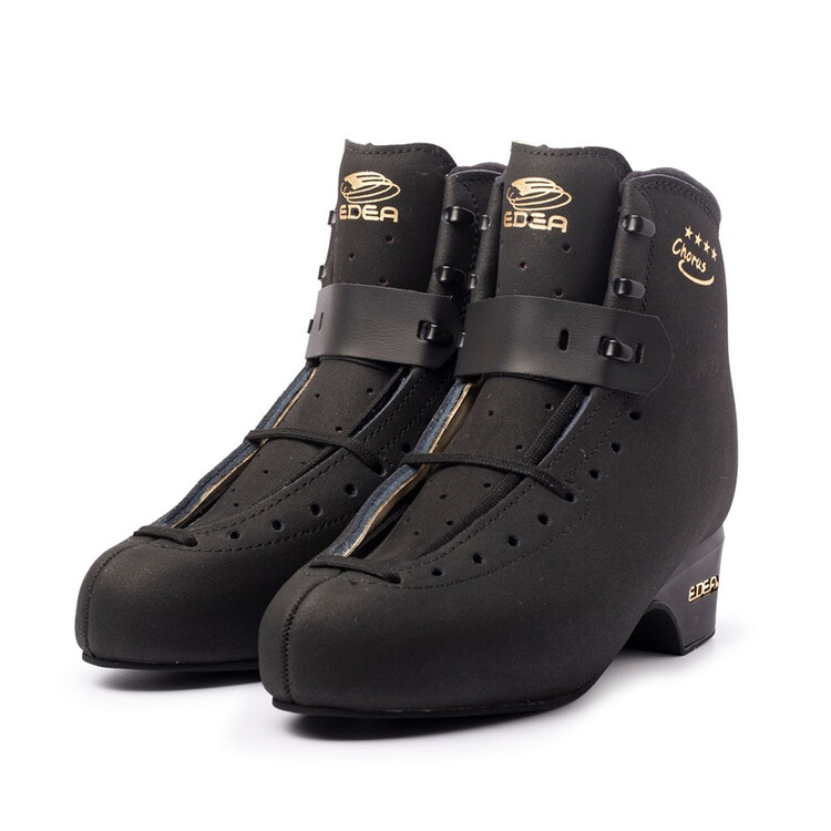 

EDEA Коньки для фигурного катания Official Chorus Four-Star, черные, с лезвиями MK Flight Beginner, размер 31.5