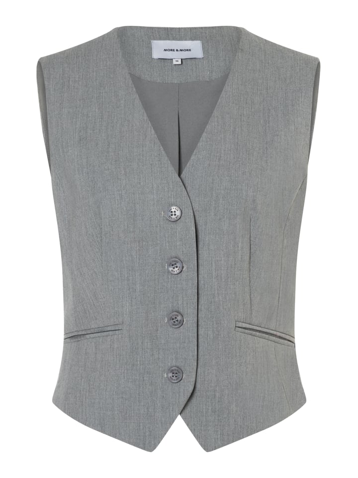 

Жилет More & More, серый меланж