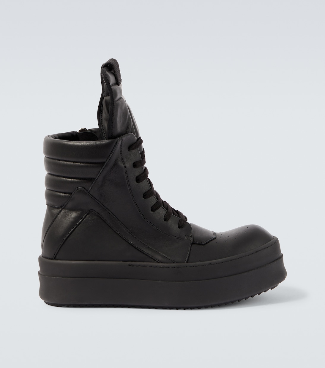 

Кожаные кроссовки Mega Geobasket Rick Owens, черный