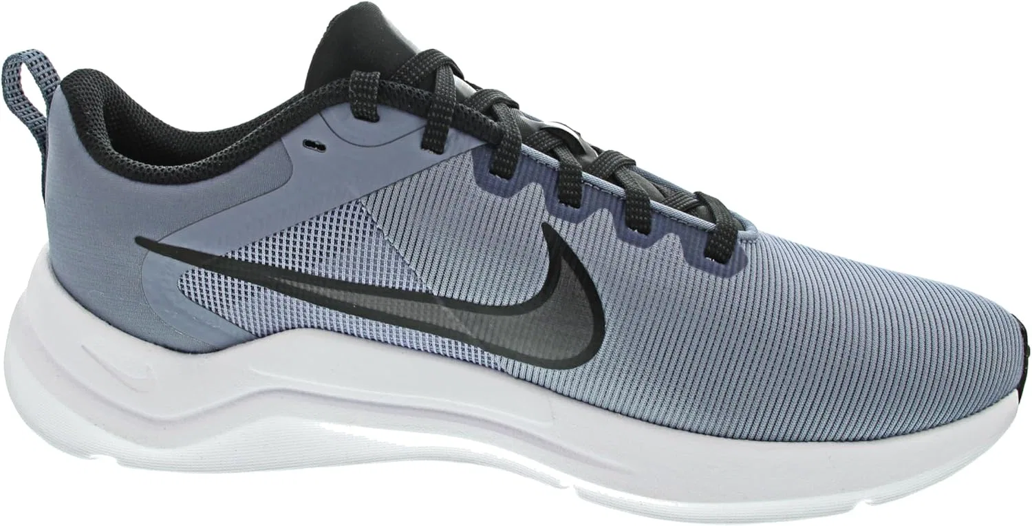 Кроссовки мужские Nike Downshifter, цвет Ash Slate Black Cobalt Bliss White — фото 3