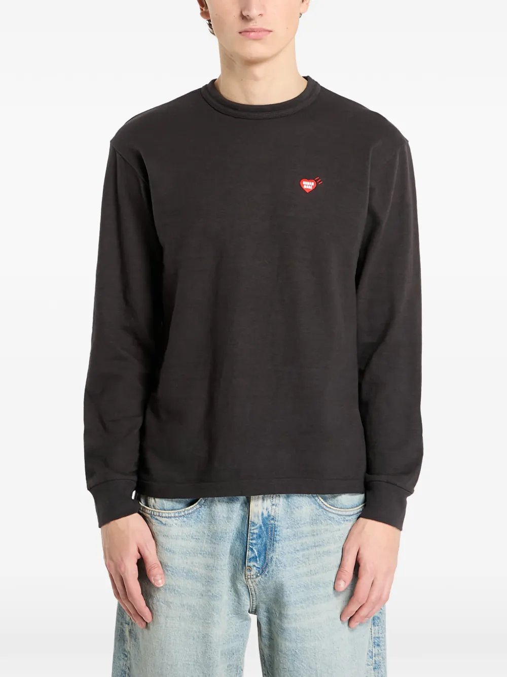 

Футболка с длинными рукавами Human Made, черный