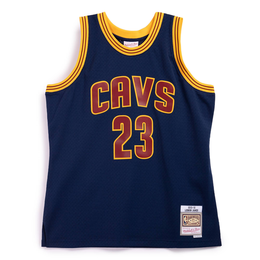 

Джерси Mitchell & Ness NBA Swingman Cleveland Cavaliers Alternate 15-16 Basketball Jersey 'Lebron James', темно-синий