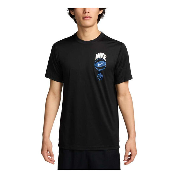 

Футболка Dri Fit баскетбольная футболка с рисунком азиатские размеры Nike, черный