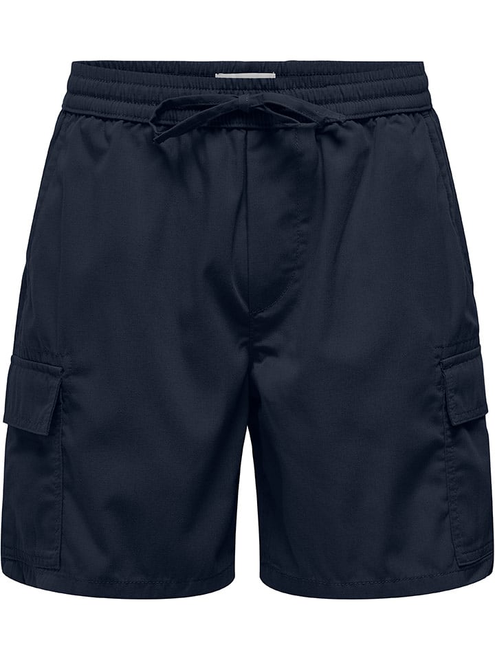 

Тканевые шорты ONLY & SONS, темно-синий