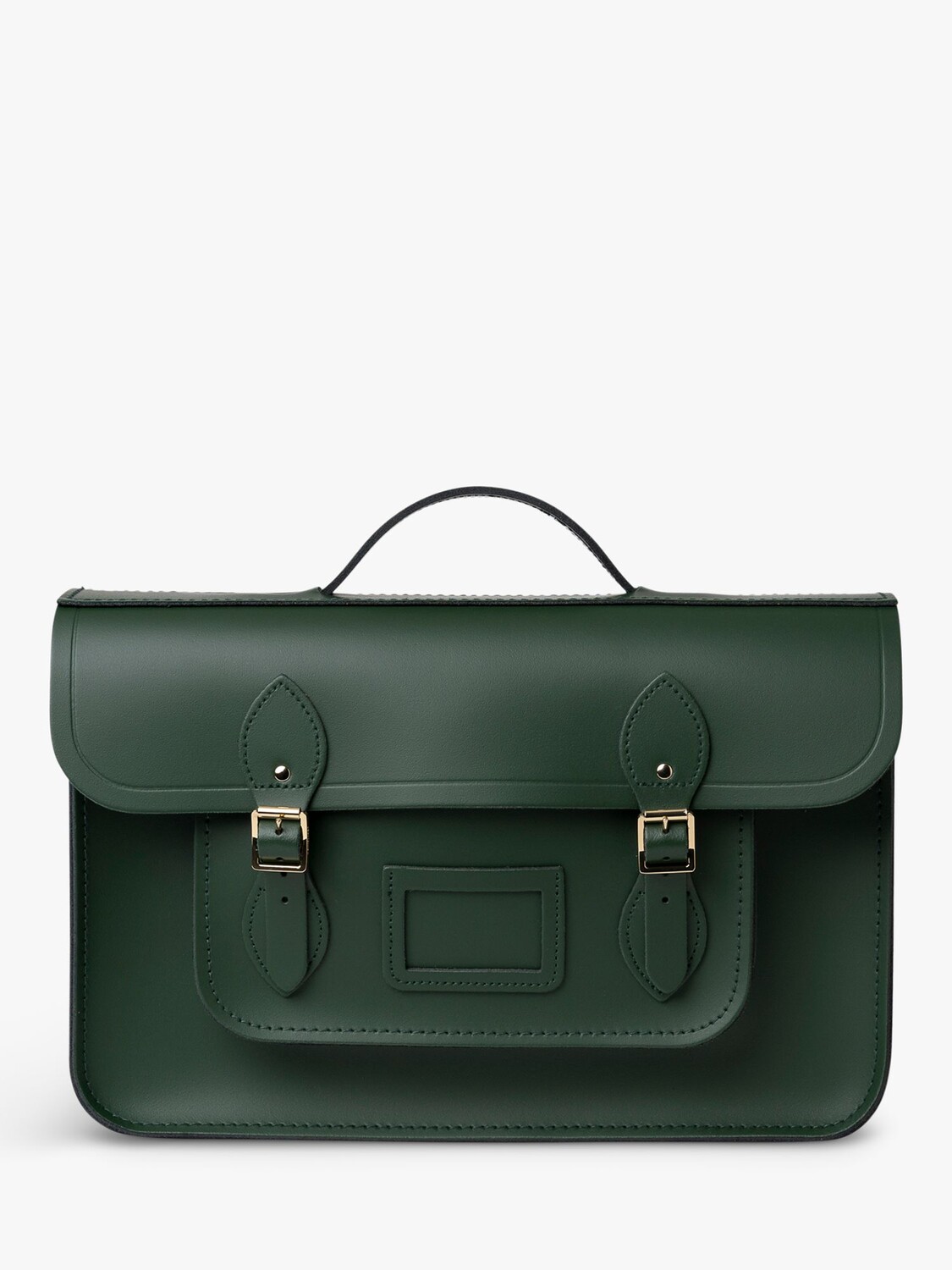 

Кожаная сумка Cambridge 15 дюймов The Cambridge Satchel Company, гоночный зеленый