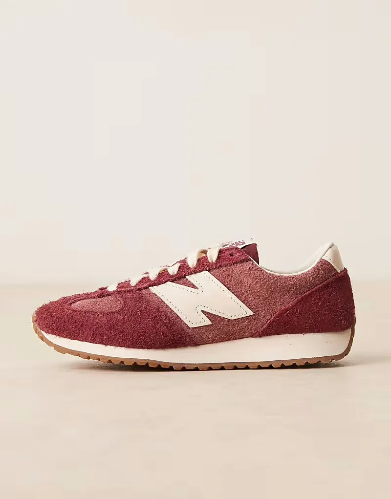 Кроссовки New Balance 471 унисекс из бордовой замши - эксклюзивно на ASOS — фото 2