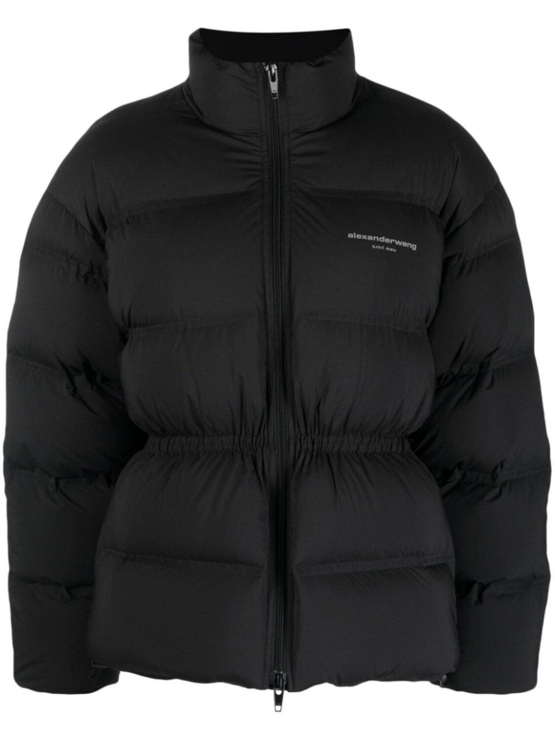 

Alexander Wang пуховик с логотипом, черный