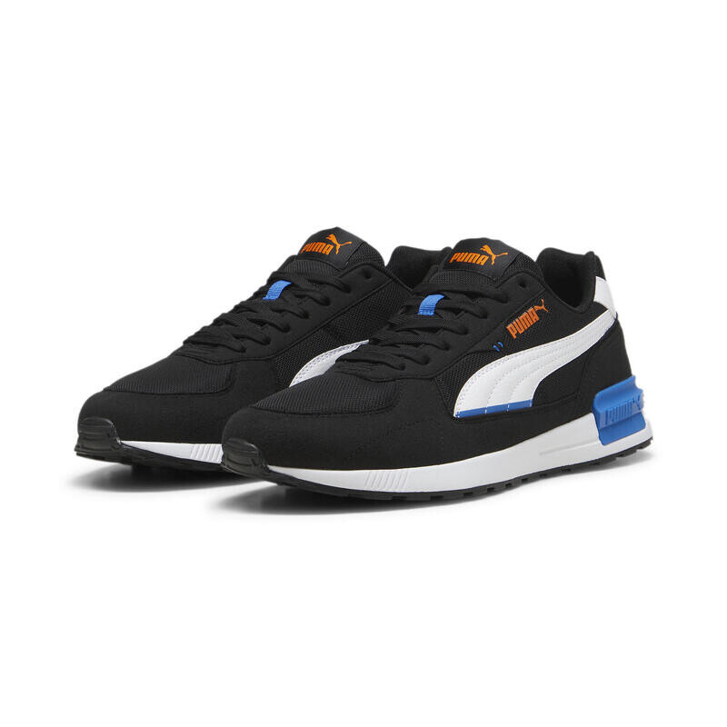 

Кроссовки PUMA Graviton Black White Team Royal Rickie Orange Blue, Черный, Кроссовки PUMA Graviton Black White Team Royal Rickie Orange Blue