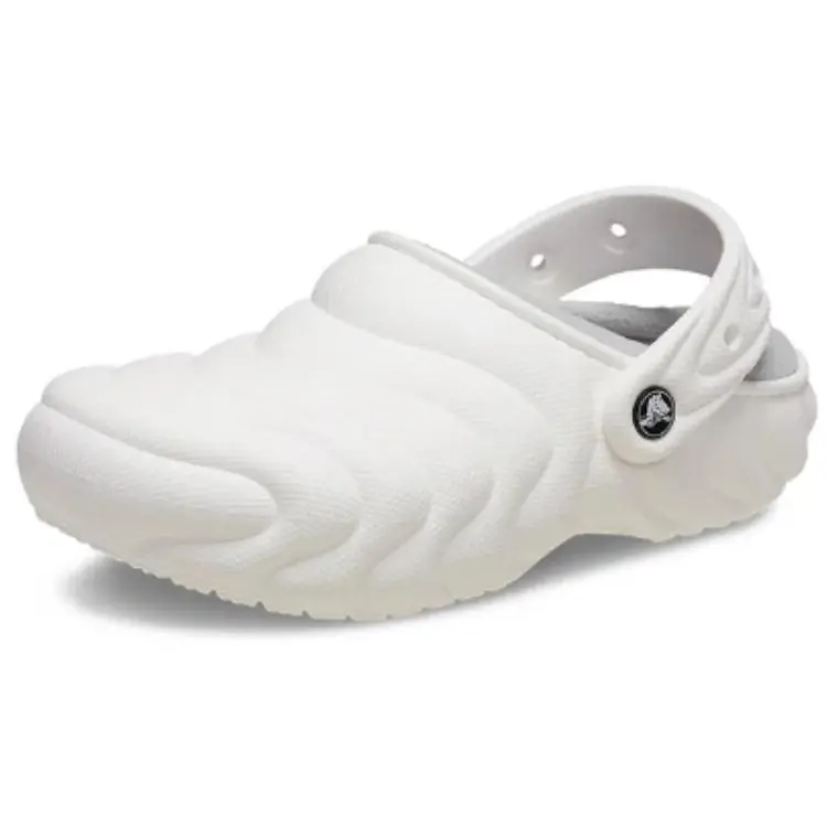 

Классические сабо с подкладкой Overpuff белого цвета Crocs, белый