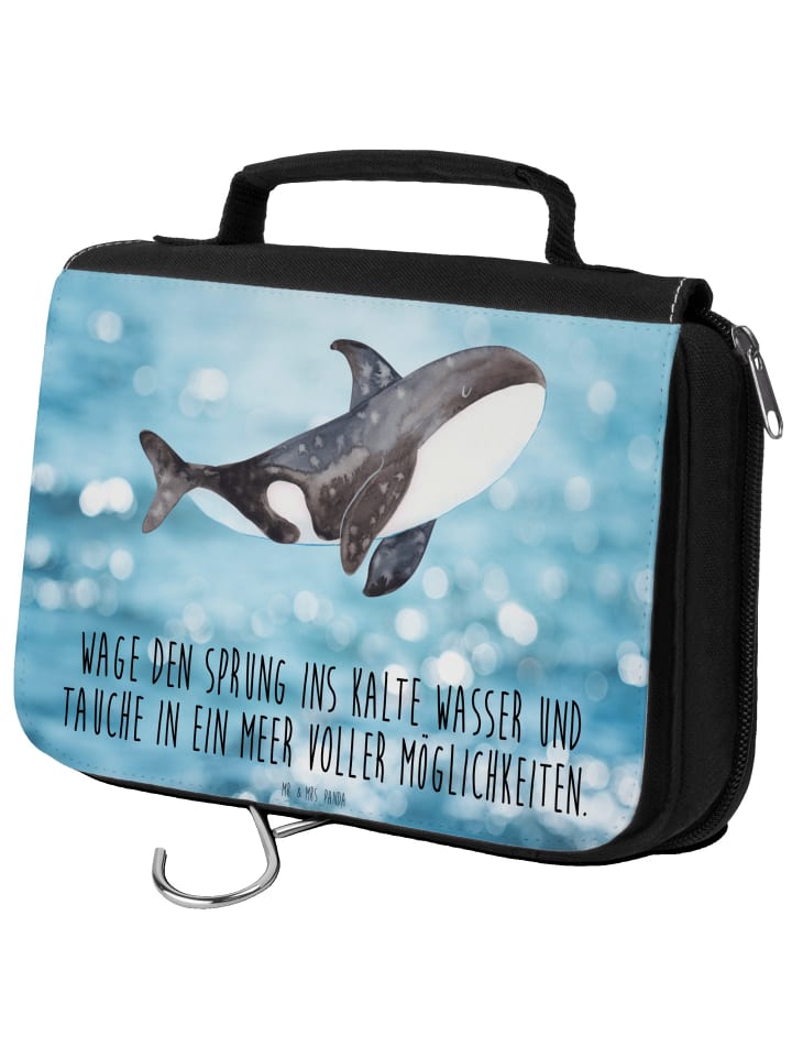 

Mr. & Mrs. Panda Косметичка Orca с надписью, выполненной в синем цвете OZeichenanblue