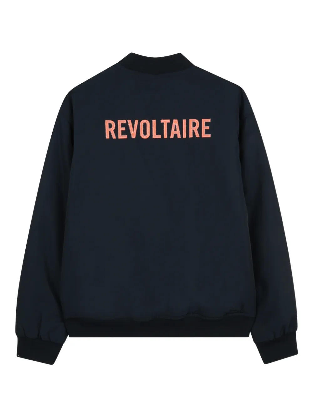 Бомбер на молнии Zadig & Voltaire Kids, синий — фото 2