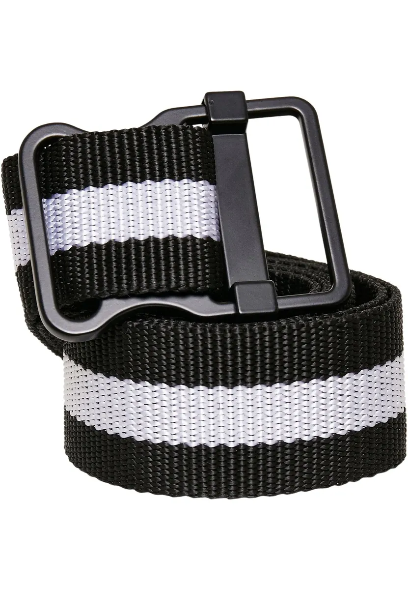 

Поясной ремень URBAN CLASSICS " Urban Classics Unisex Easy Belt with Stripes", черно-белый