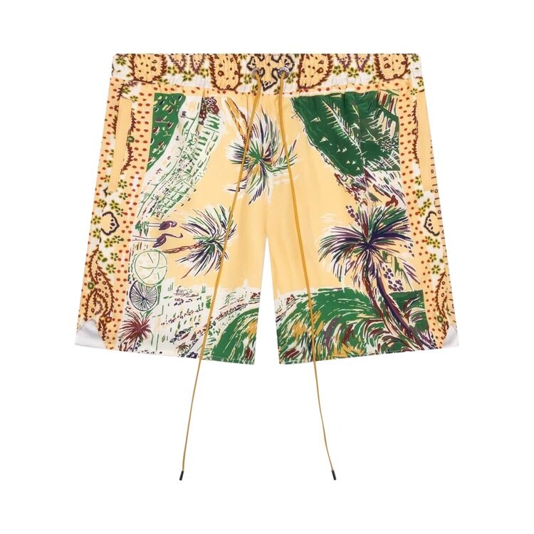 

Шорты Rhude Palmina Silk Short, разноцветный