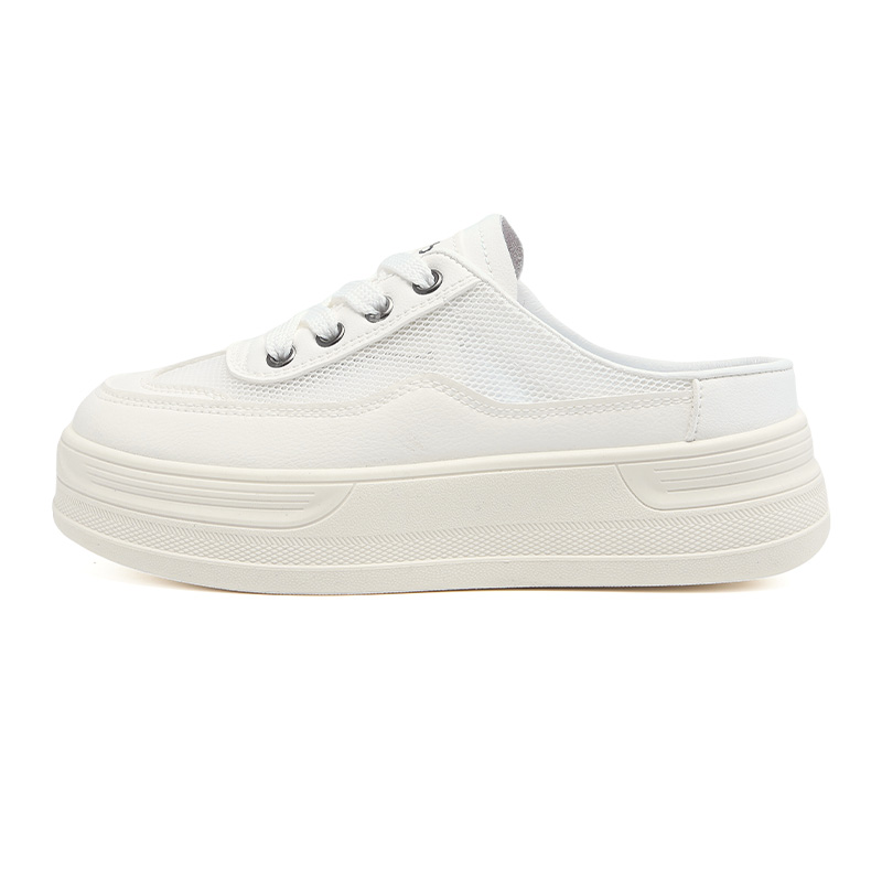 RENBEN Женские белые сандалии Quiet Closed Toe