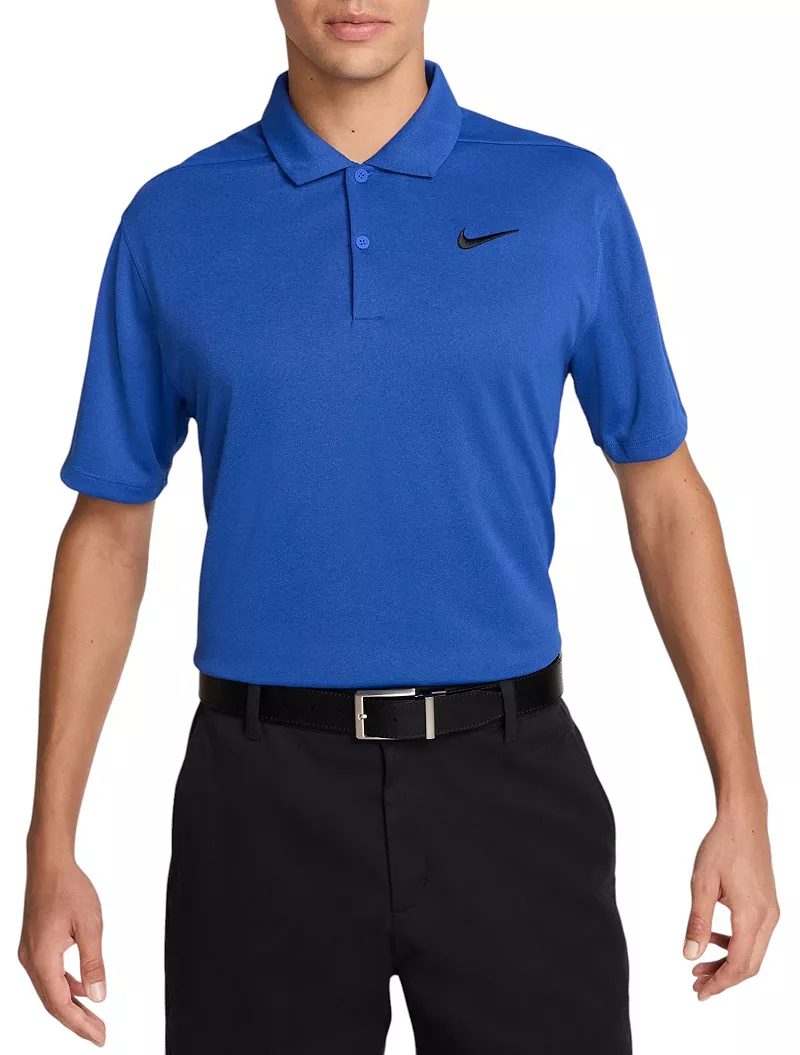 

Мужская футболка-поло для гольфа Nike Dri-FIT Victory+ с принтом, цвет Armory Navy/Hyper Royal