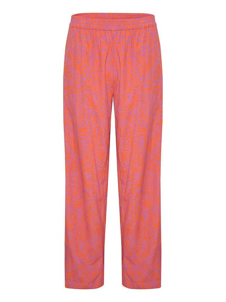 

Тканевые брюки SAINT TROPEZ, цвет pink/orange