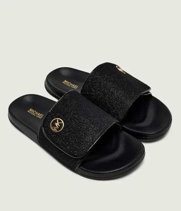 Тапочки Джетт Дарби Michael Kors Kids, черный — фото 2