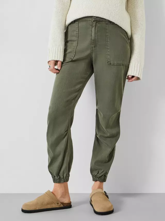 

Брюки HUSH Riley Washed Cargo, хаки