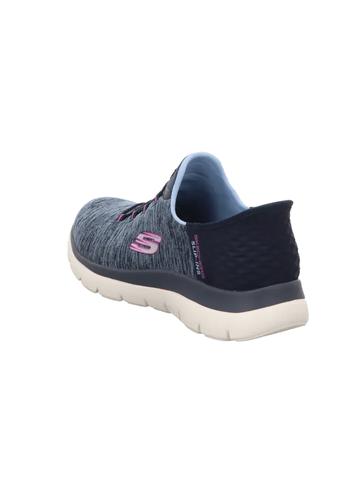 Тапочки Skechers Sport Slip In Dazzling Haze, синий — фото 3