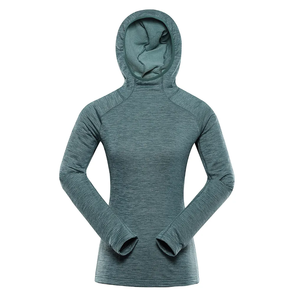 

Флис Alpine Pro Rolta hoodie, зеленый