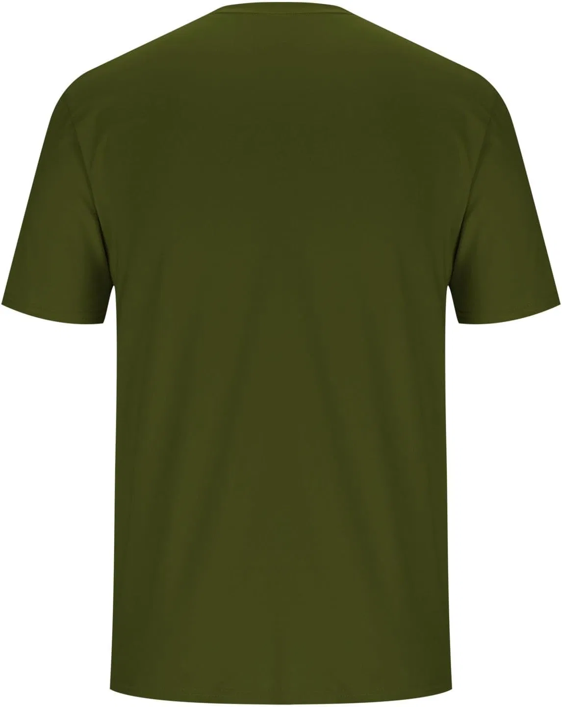Футболка с V-образным вырезом, короткий рукав, облегающий крой, Army Green — фото 2