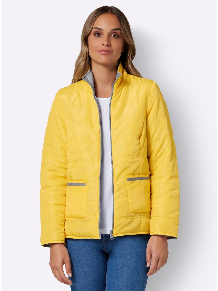 

Двусторонняя куртка каменно-серого и желтого цветов Sieh an!