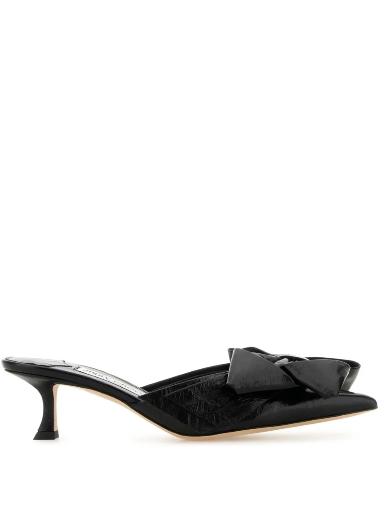 Туфли-мюли Jimmy Choo Staz 50 мм, черный