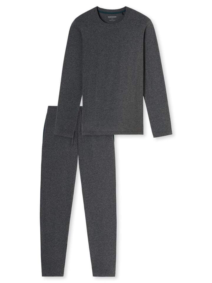 

Пижама Schiesser Modern Nightwear, темно-серый