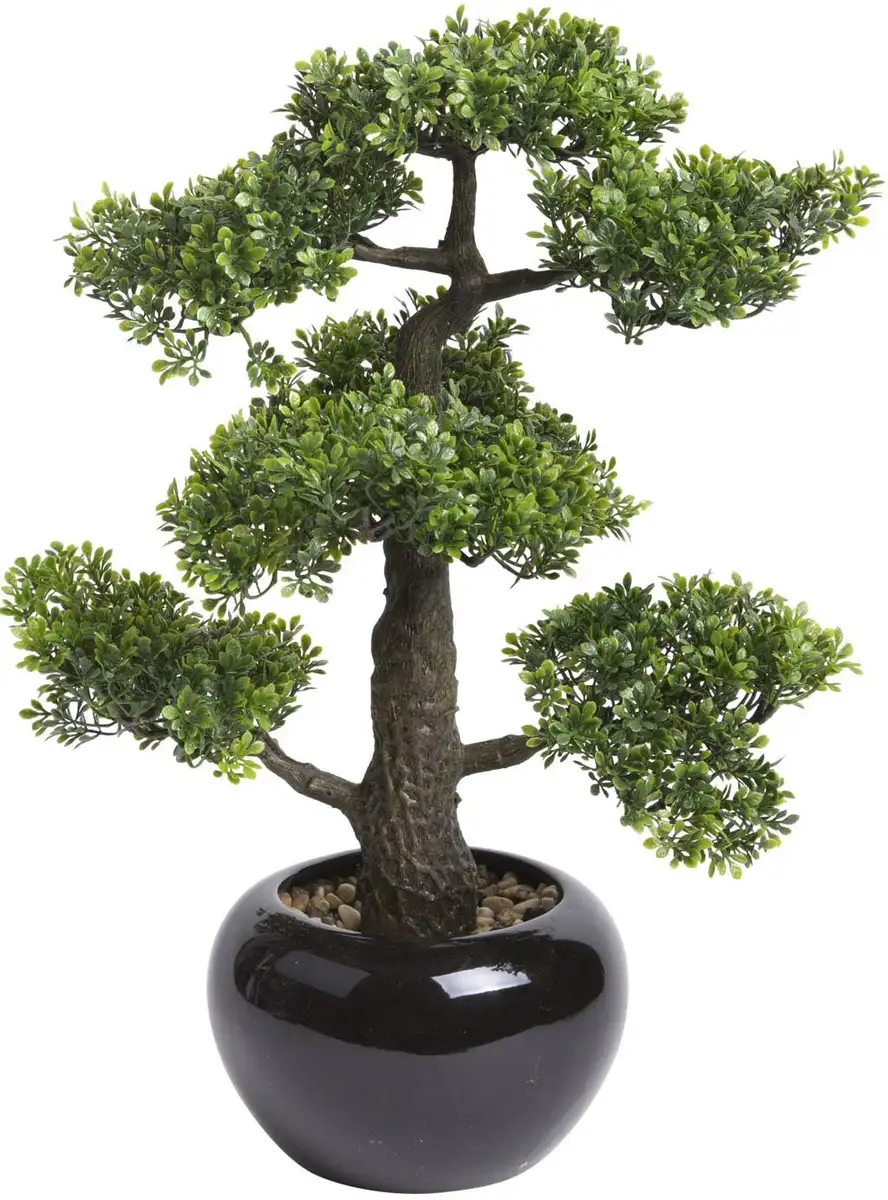 

Искусственный бонсай Botanic-Haus "Ficus Bonsai" Ø/36х49 см, зеленый