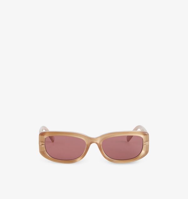 

Солнцезащитные очки Lsu2429737 monopoly в прямоугольной оправе Le Specs, цвет pearl champagne