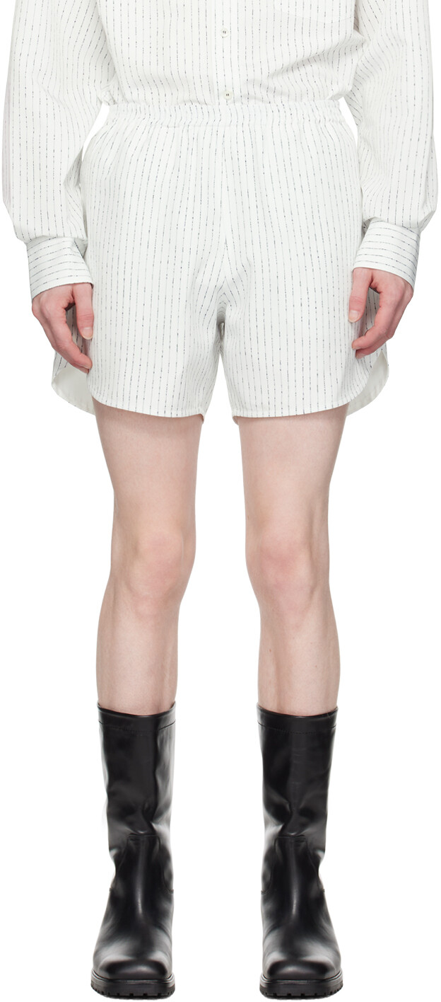 

Шорты в полоску цвета «Off-White» RECTO