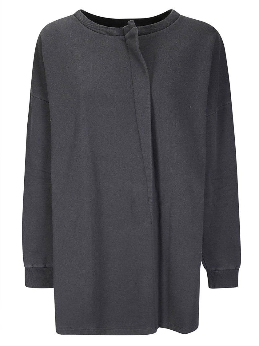 

Хлопковое мини-платье с длинными рукавами Mm6 By Maison Margiela, черный