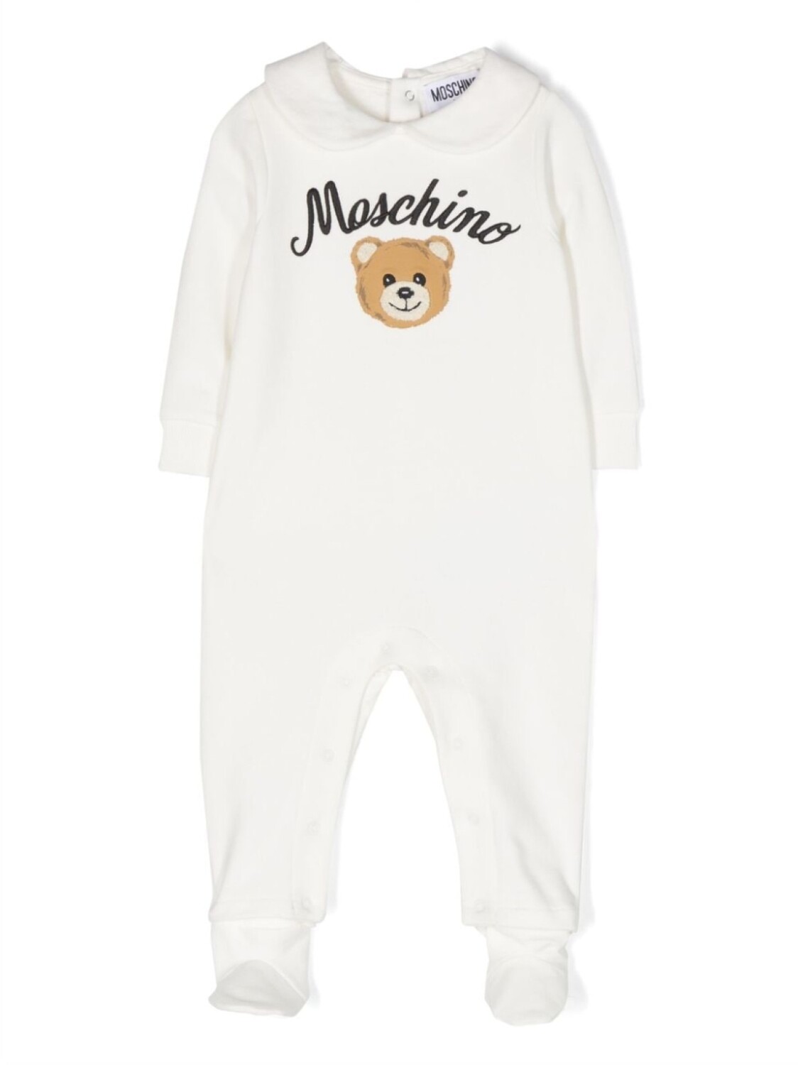 

Moschino Kids пижама с вышитым логотипом, белый