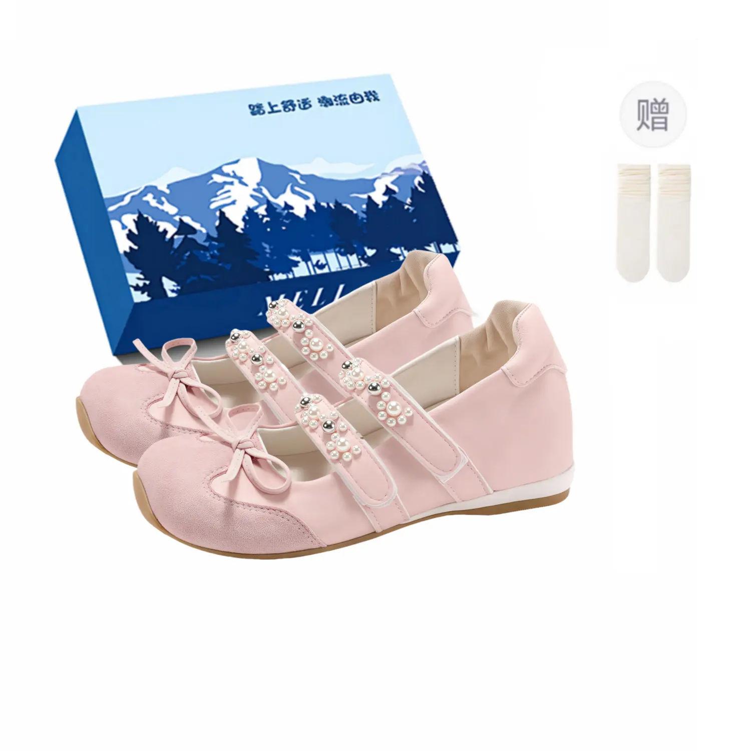 Fawn Miri Голубые женские балетки Мэри Джейн, цвет Blue — фото 4
