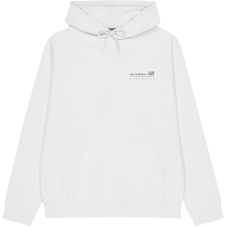 

New Balance Белая толстовка для мужчин