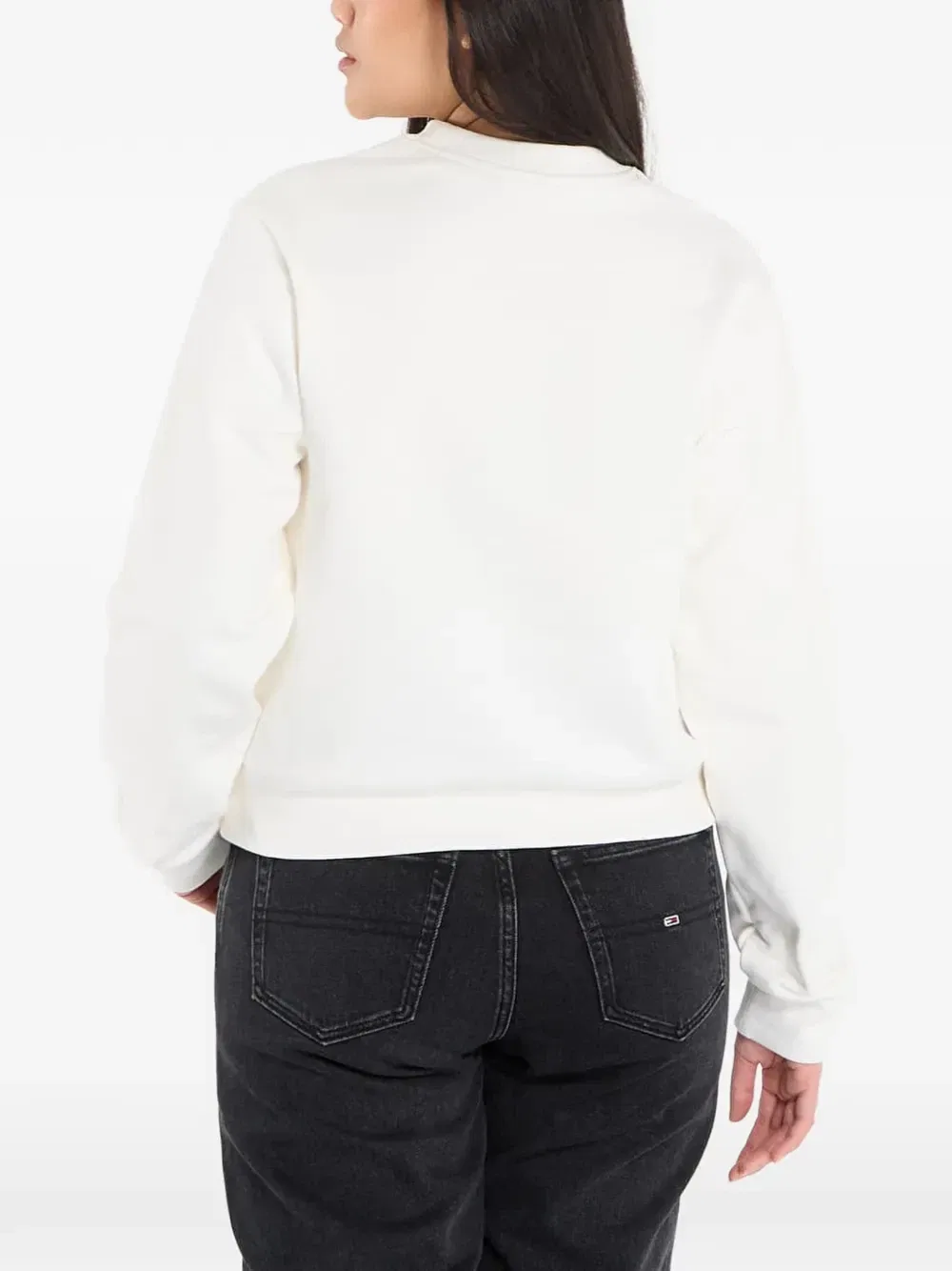 Хлопковая толстовка Lacoste, белый, классический крой — фото 3