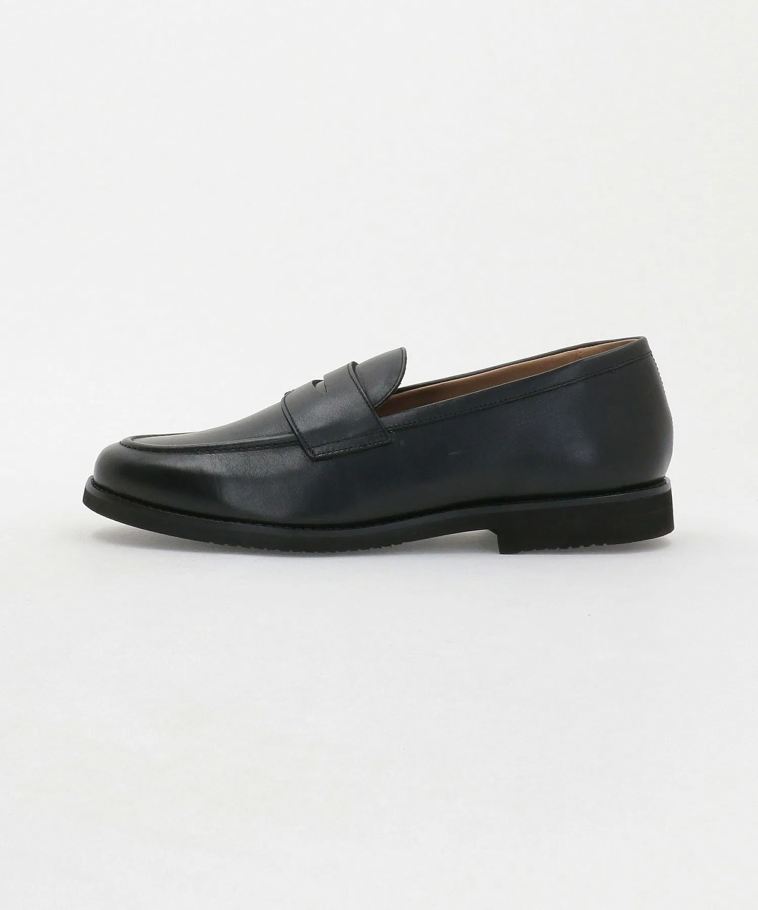 Мужские кожаные лоферы BEAUTY&YOUTH UNITED ARROWS “all time shoes” чёрные