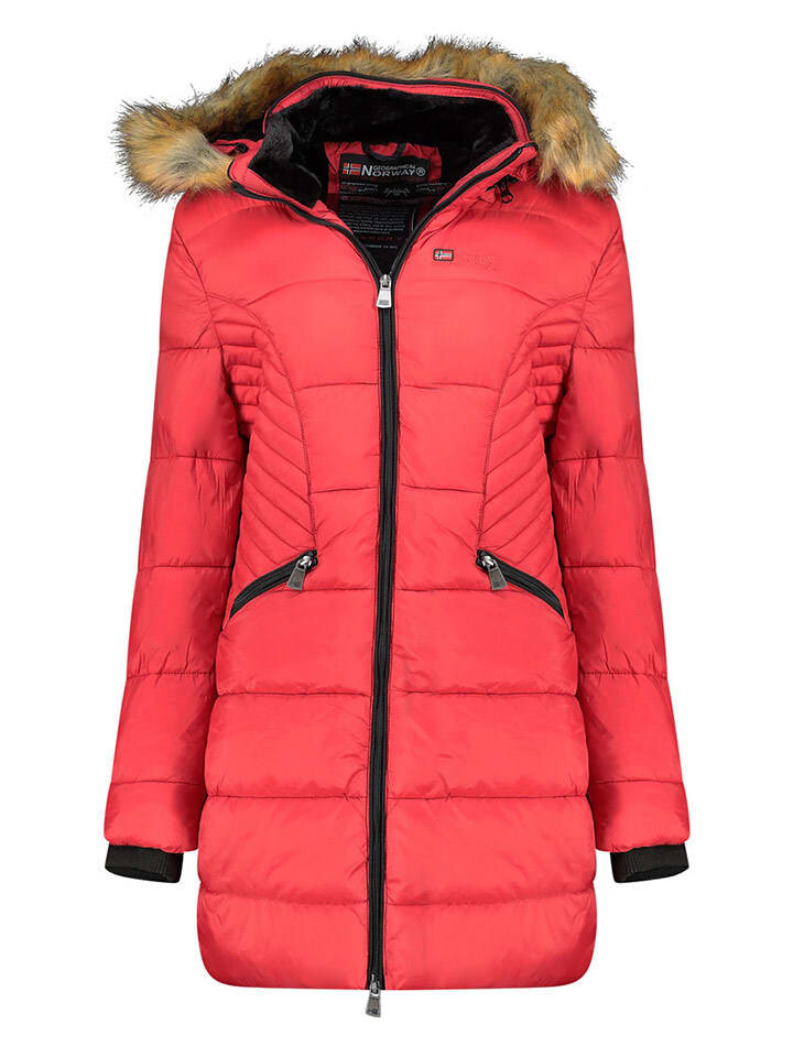 

Стеганое пальто Geographical Norway Steppmantel, красный