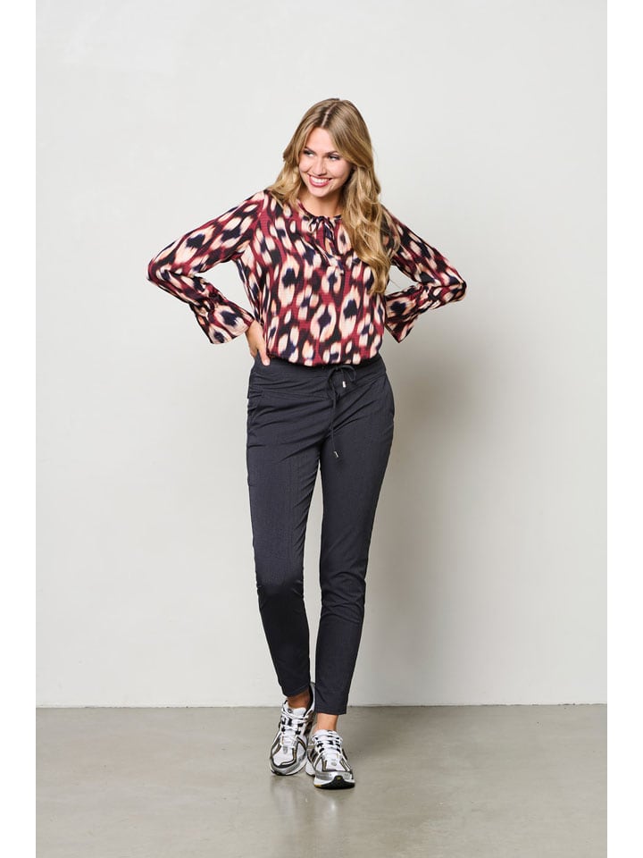 

&Co Woman Блузка "Мелина" в черном/бордовом/кремовом цвете