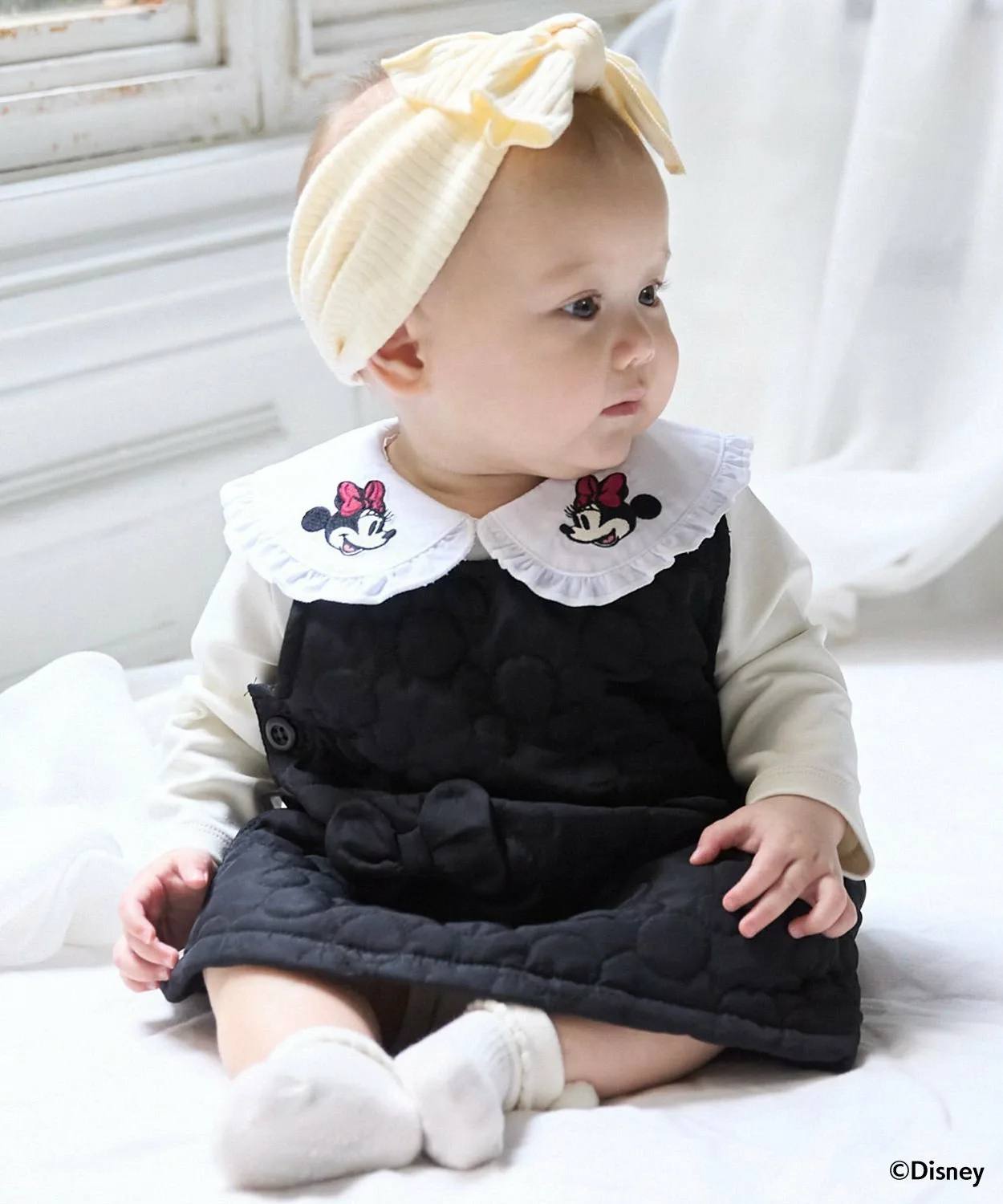 Стеганая юбка Petit main, Ivory — фото 2