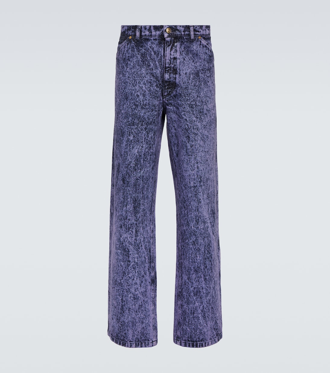 

Прямые джинсы с низкой посадкой Marni, Light Orchid