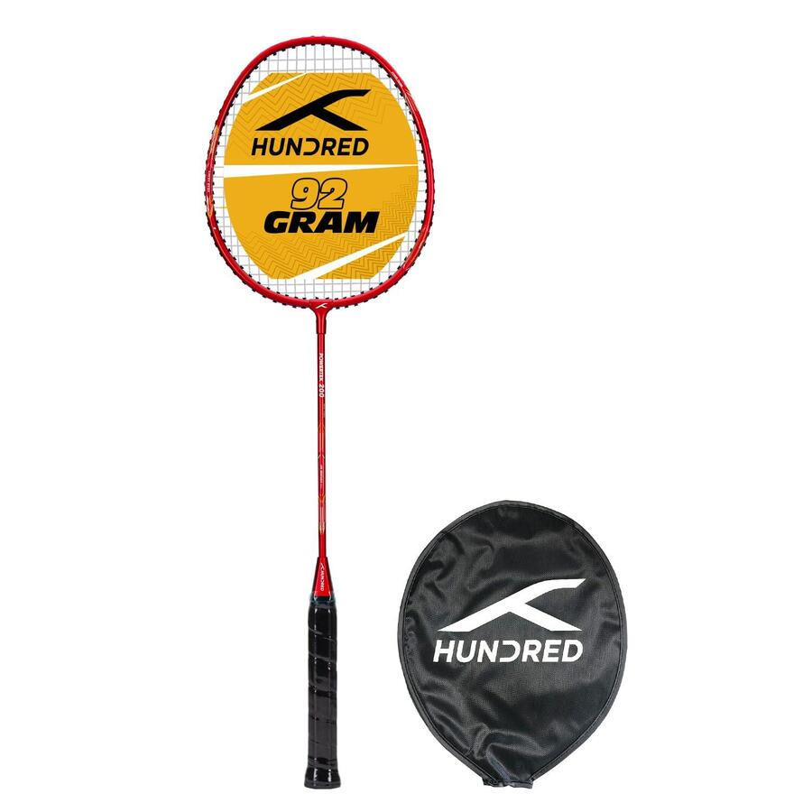 

Бадминтонная ракетка HUNDRED Powertek 200 PRO (темно-красная)