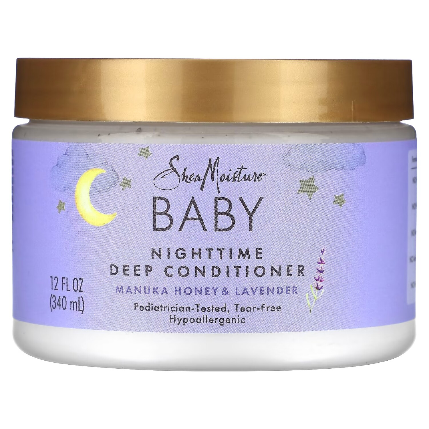 

Кондиционер ночной SheaMoisture Baby Nighttime Deep Conditioner MaNuka Honey & Lavender, 340 мл