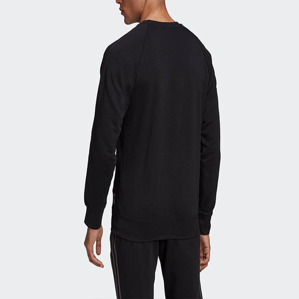 Толстовка adidas Soccer/Football Sports Round Neck Pullover Black, черный — фото 4